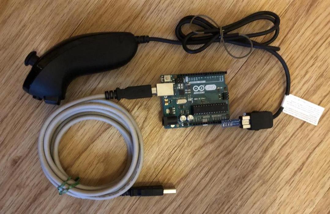 nunchuk with arduino